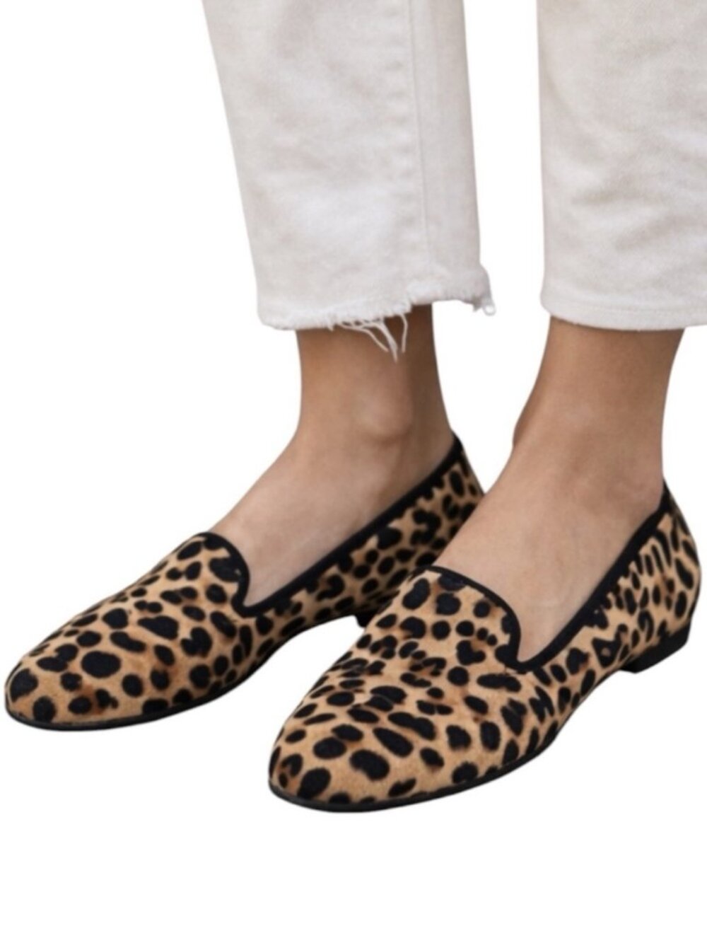Birdies The Starling Loafer Cheetah Print Calf Hair Women’s 9 Comfort Slip On